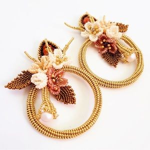 Handmande Dominican earrings